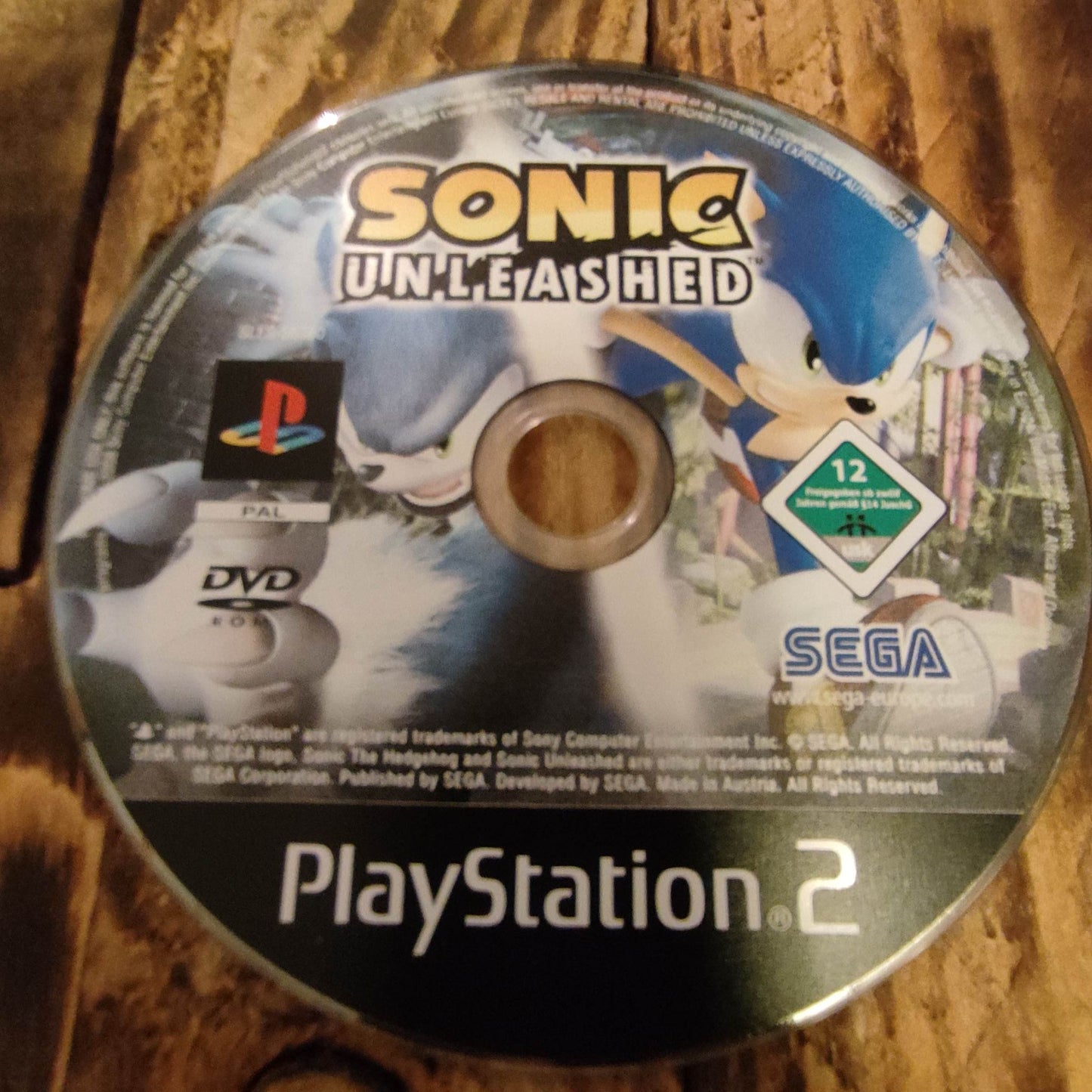 Sonic Unleashed (PS2) Disc Only - 8-Bit Exchange (8BitX)