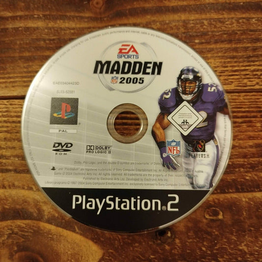 Madden 2005 (PS2) Disc Only - 8-Bit Exchange (8BitX)