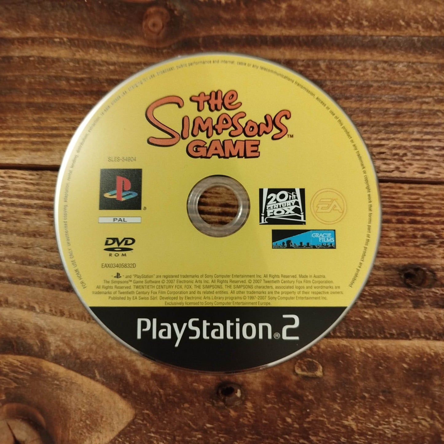 The Simpsons Game (PS2) Disc Only - 8-Bit Exchange (8BitX)