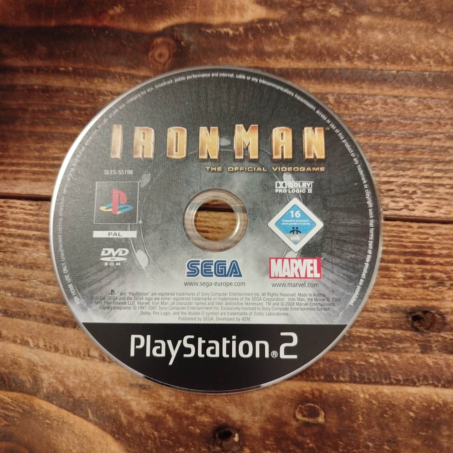 Iron Man (PS2) Disc Only - 8-Bit Exchange (8BitX)