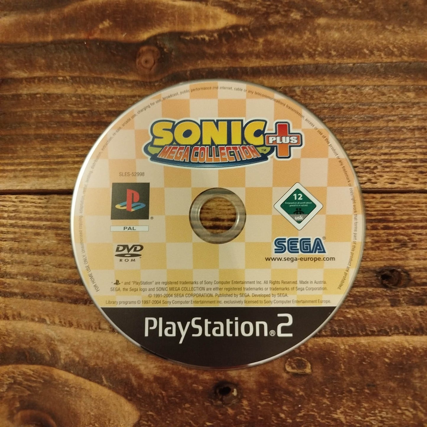 Sonic + Mega Collection (PS2) Disc Only - 8-Bit Exchange (8BitX)