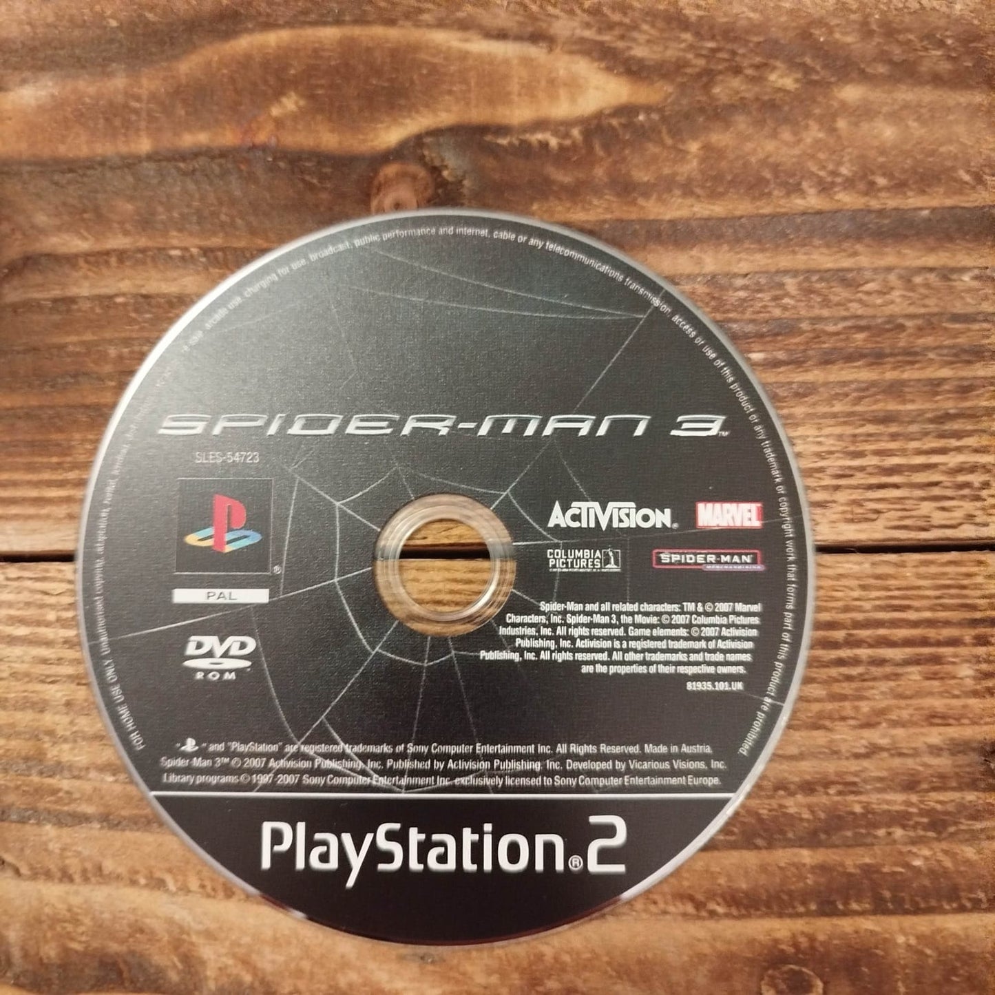 Spiderman 3 (PS2) Disc Only - 8-Bit Exchange (8BitX)