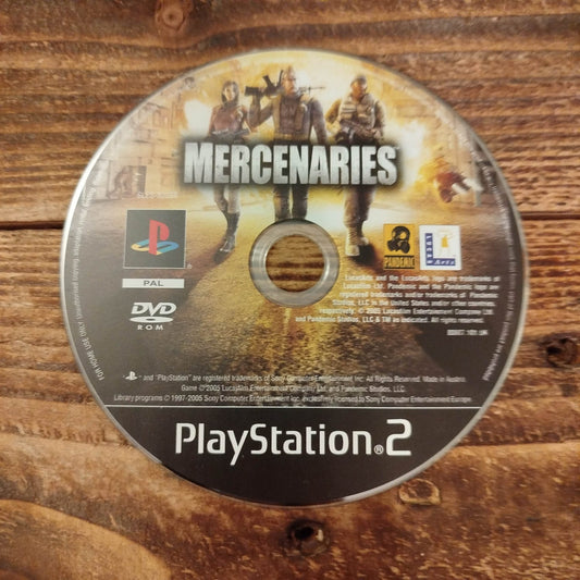 Mercenaries (PS2) Disc Only - 8-Bit Exchange (8BitX)
