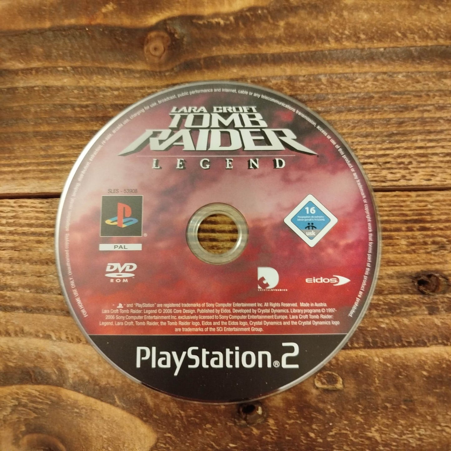 Tomb Raider Legend (PS2) Disc Only - 8-Bit Exchange (8BitX)