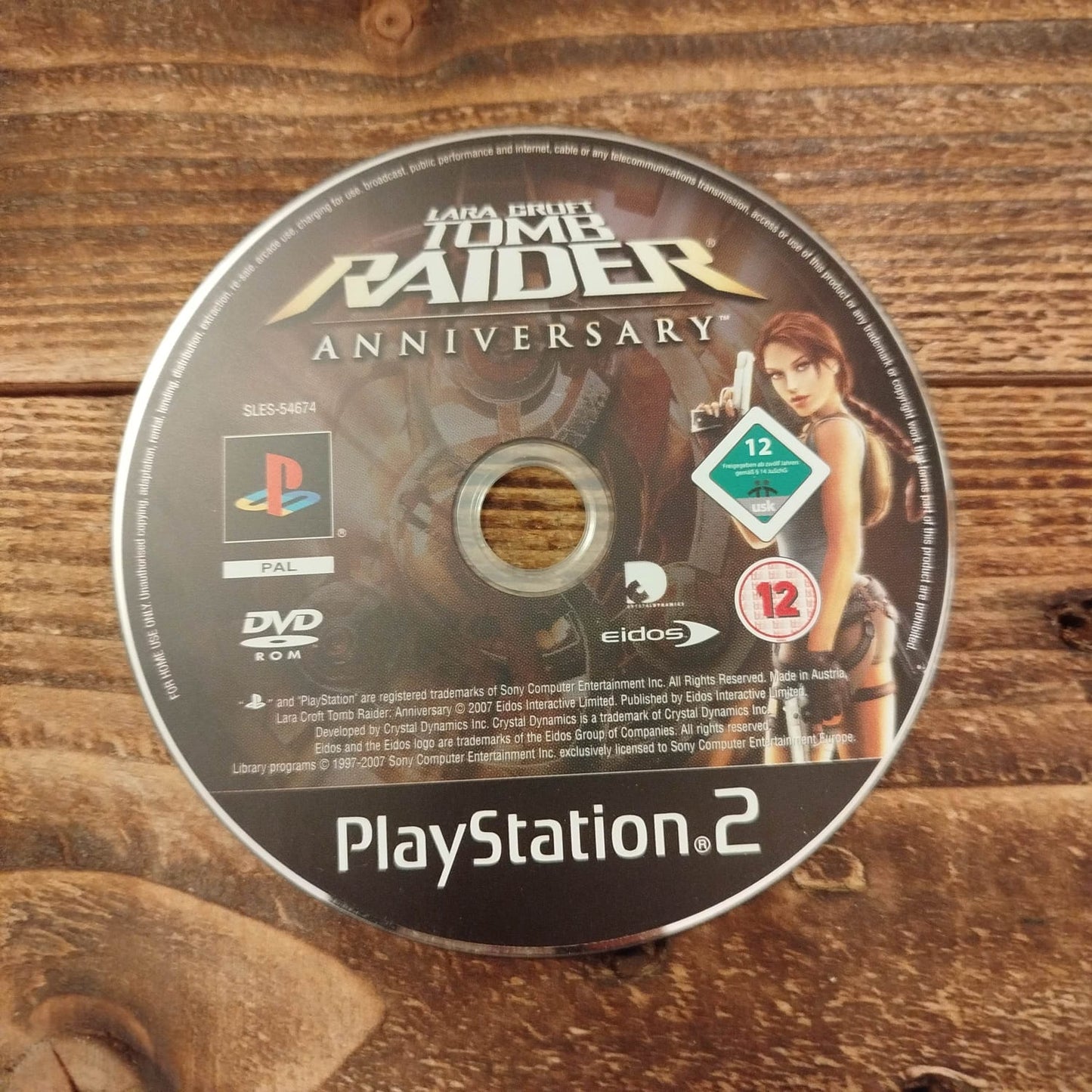 Tomb Raider Anniversary (PS2) Disc Only - 8-Bit Exchange (8BitX)