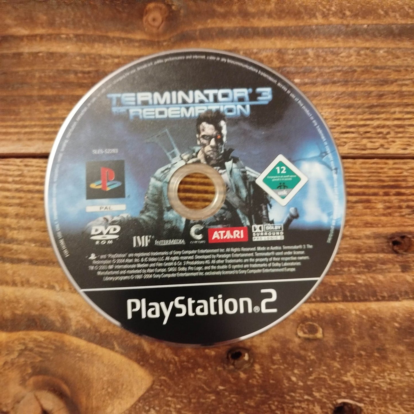 Terminator 3 Redemption (PS2) Disc Only - 8-Bit Exchange (8BitX)