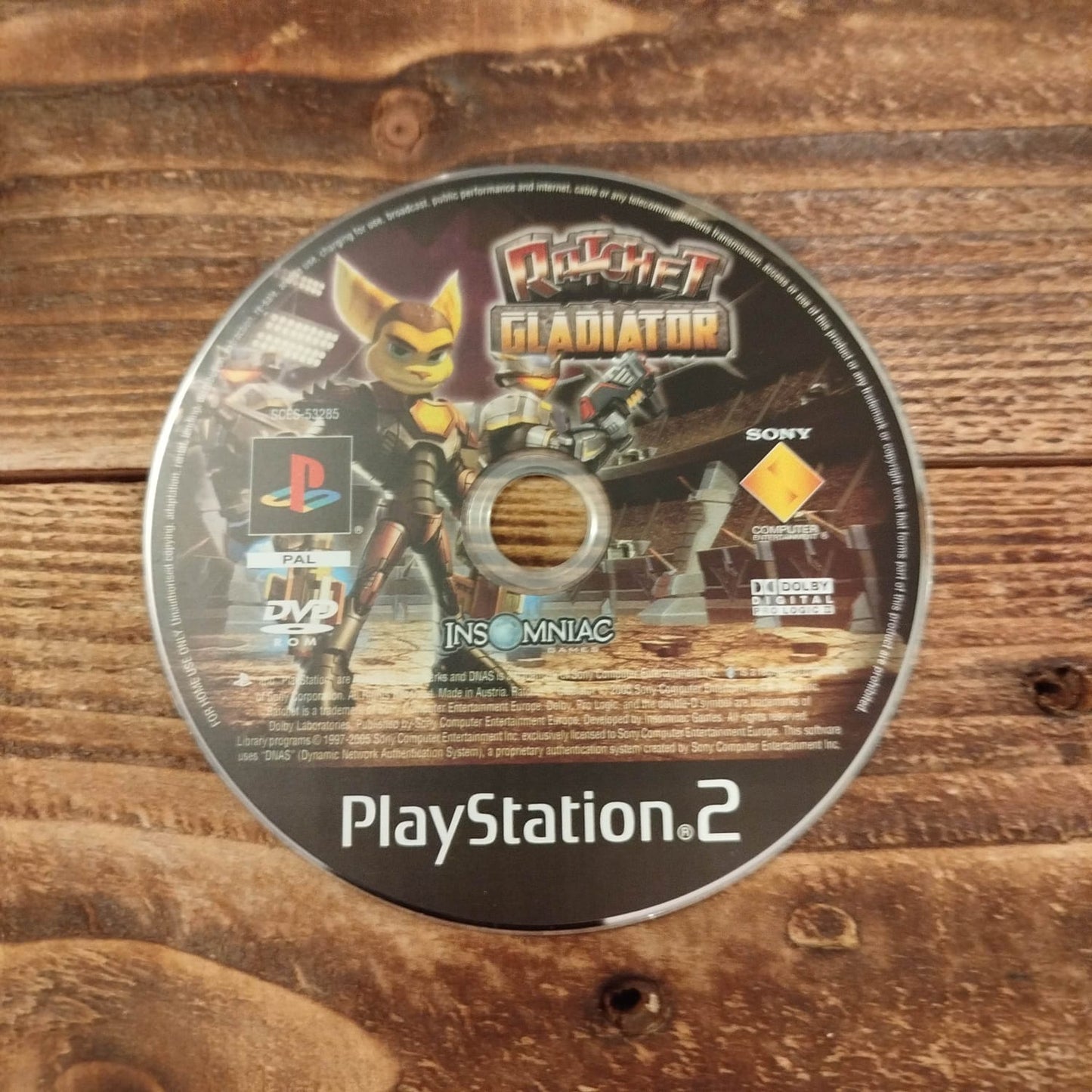 Ratchet Gladiator (PS2) Disc Only - 8-Bit Exchange (8BitX)
