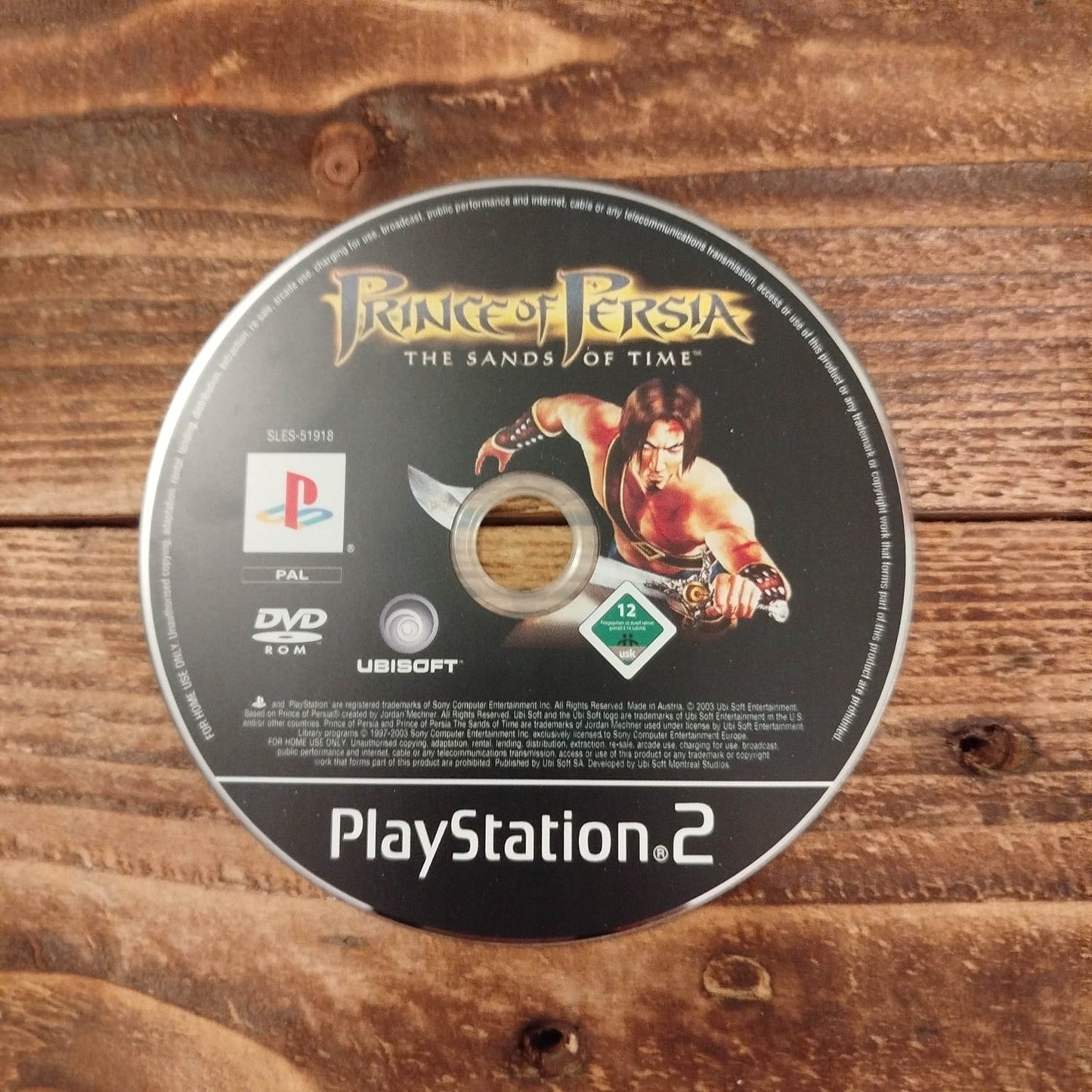 Prince of Persia, The Sands of Time (PS2) Disc Only - 8-Bit Exchange (8BitX)