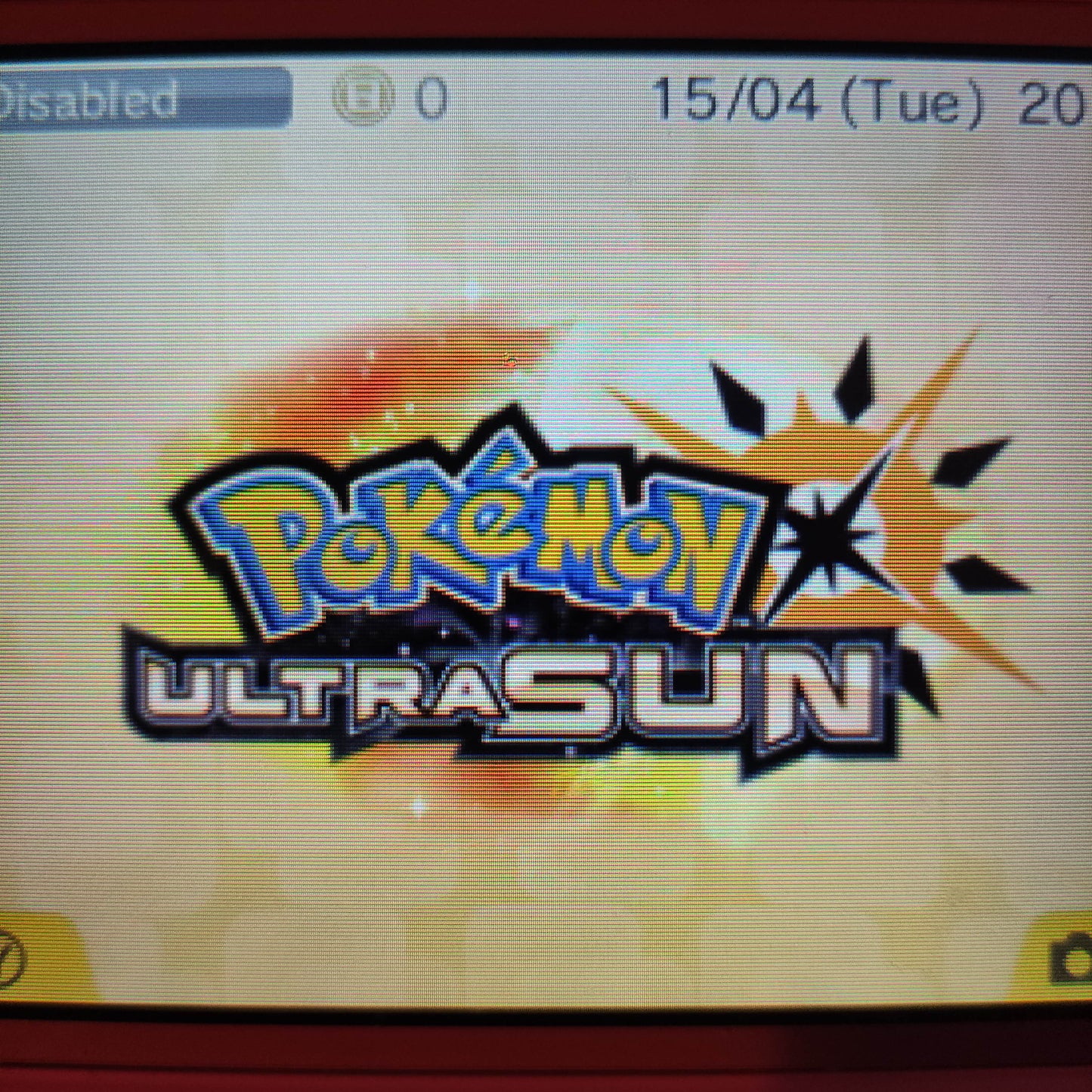 Pokemon Ultra Sun (No Image on Cartridge) 3DS
