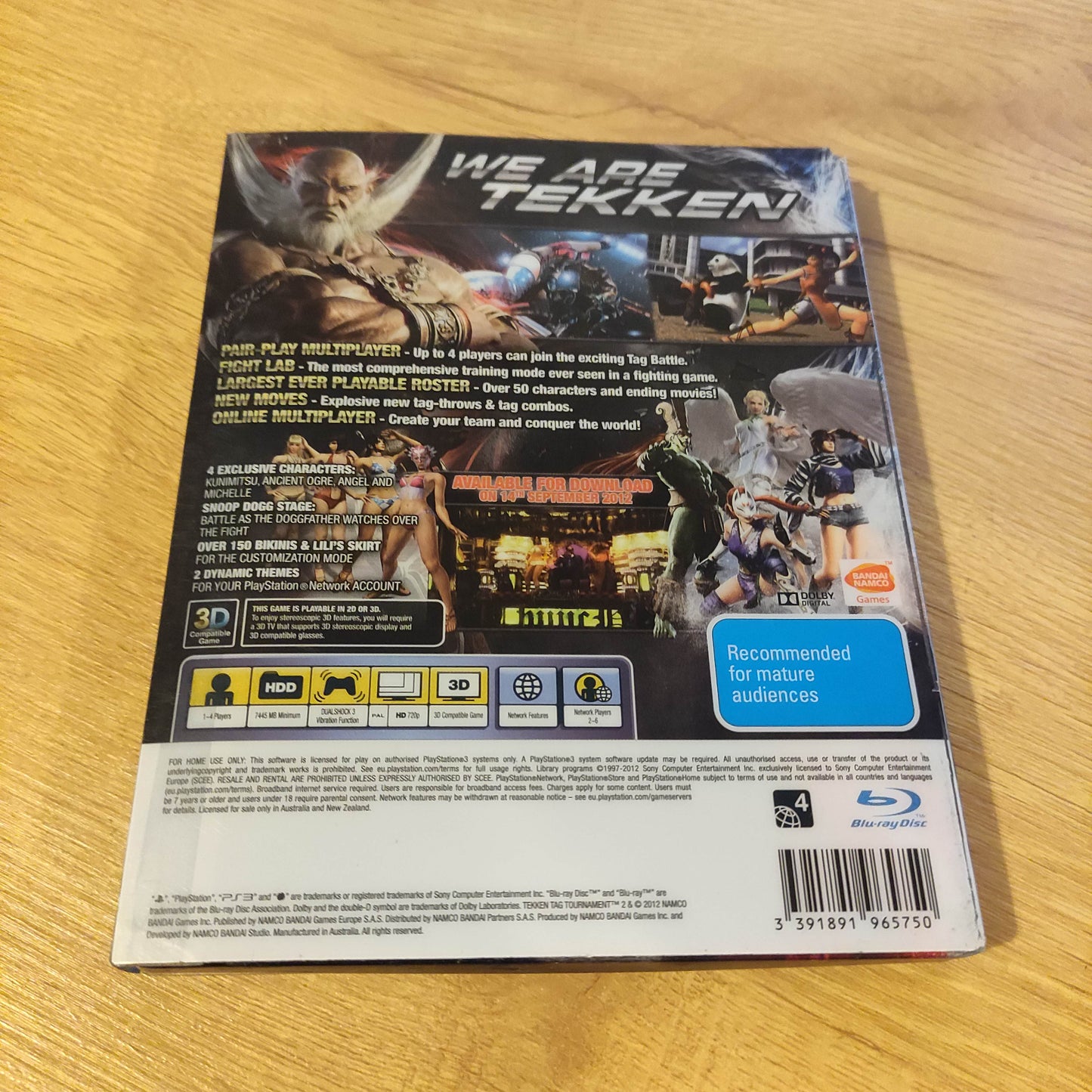 Tekken Tag Tournament 2 ANZ Edition PS3