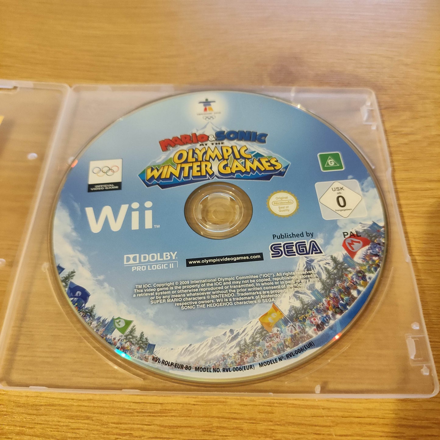 Mario & Sonic Vancouver Olympics Games 2010 Unboxed Wii