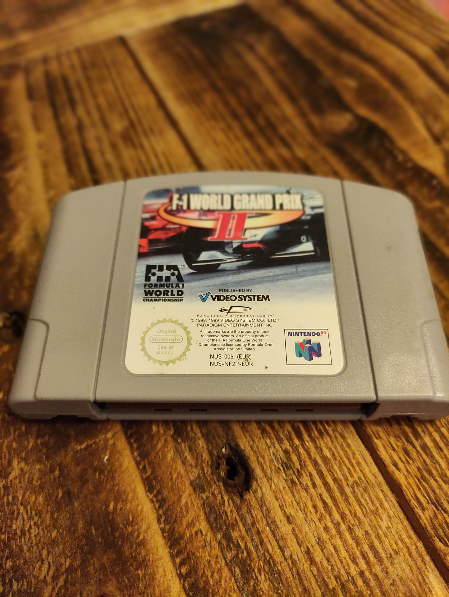 F1 World Grand Prix 2 (N64) UNBOXED