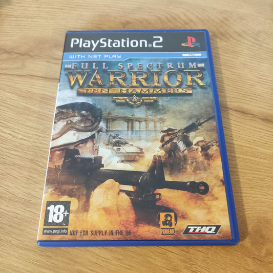 Full Spectrum Warrior Ten Hammers PS2