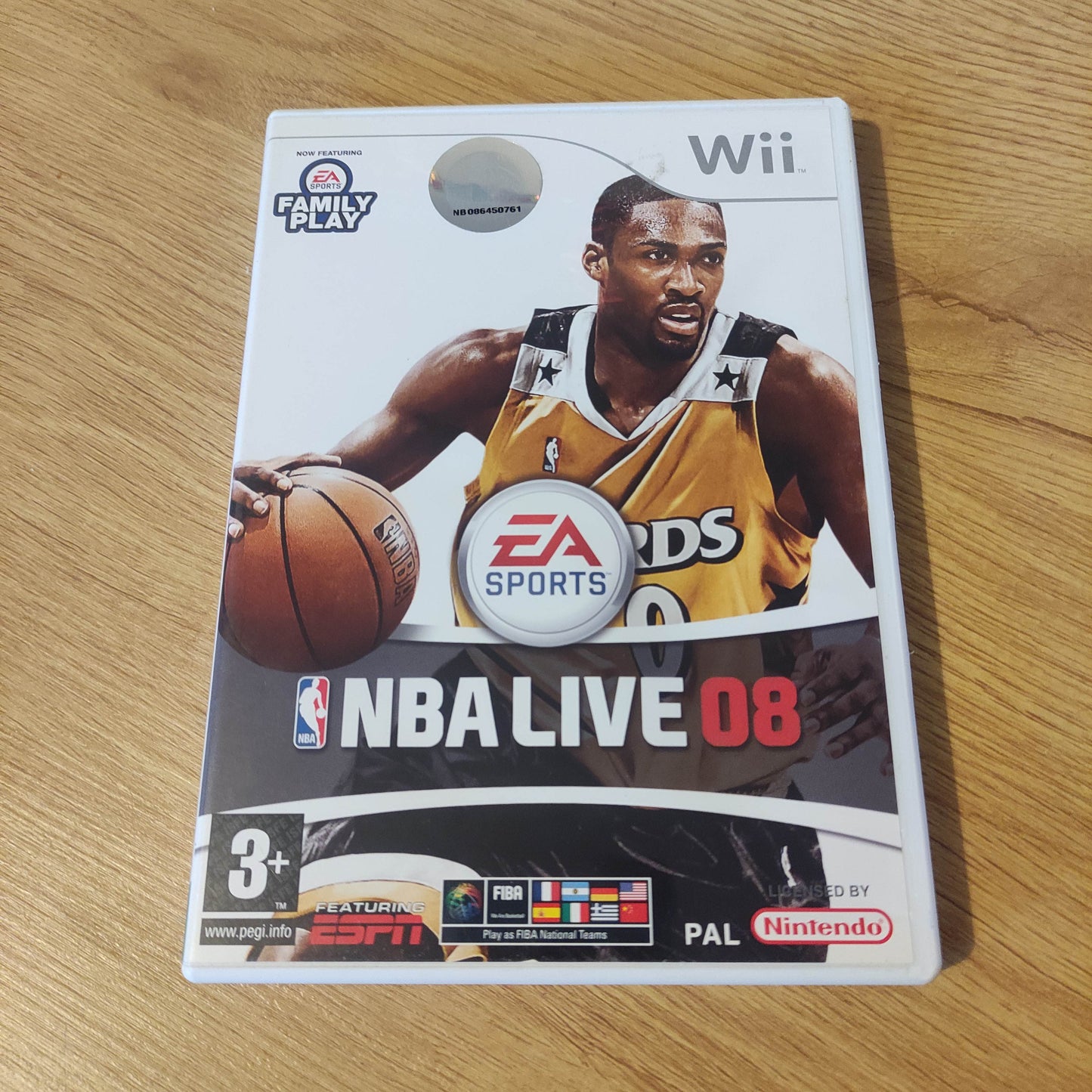 NBA Live 08 Wii