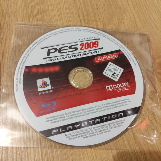 Pro Evolution Soccer 2009 Disc Only PS3