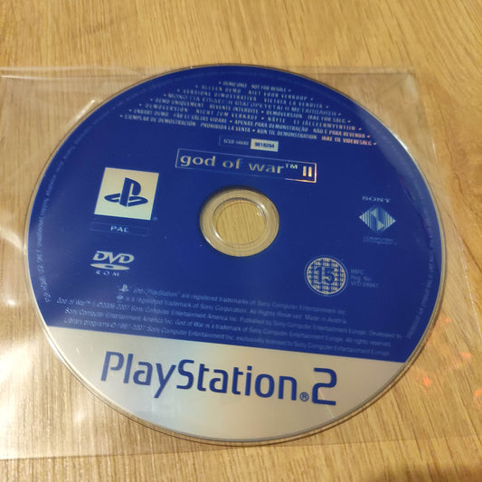 God of War 2 Disc Only PS2