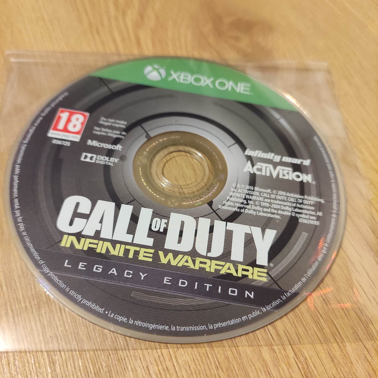Call of Duty Infinite Warfare Disc Only Xbox One