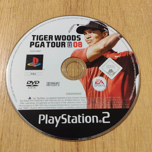 Tiger Woods PGA Tour 08 Disc Only PS2