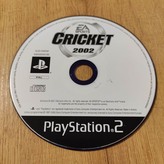 Cricket 2002 Disc Only PS2