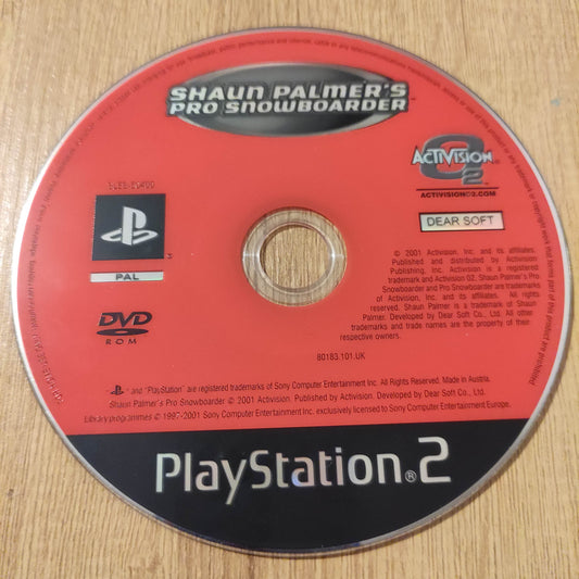 Shaun Palmers Pro Snowboarding Disc Only PS2