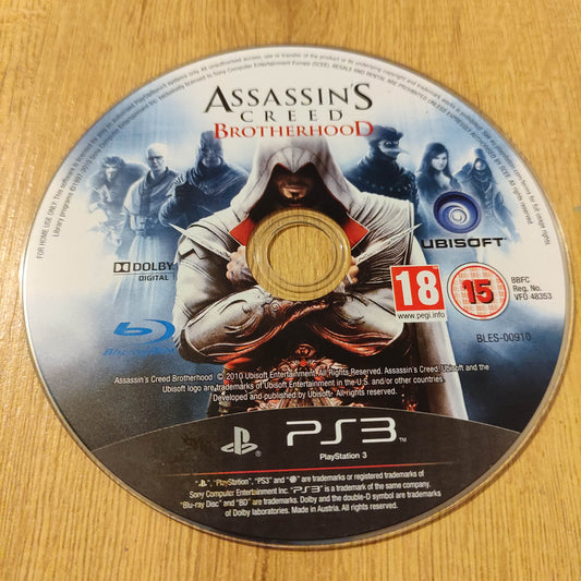 Assassins Creed Brotherhood Disc Only PS3