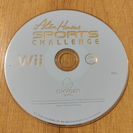 Alan Hansons Sports Challenge Disc Only Wii