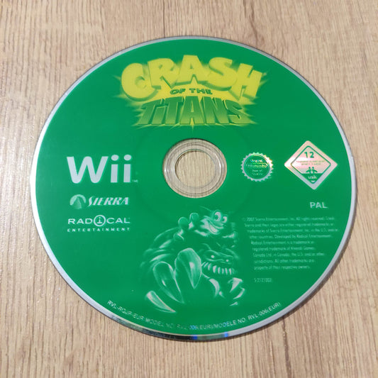 Crash of the Titans Disc Only Wii