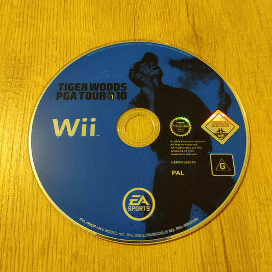Tiger Woods PGA Tour 10 Disc Only Wii