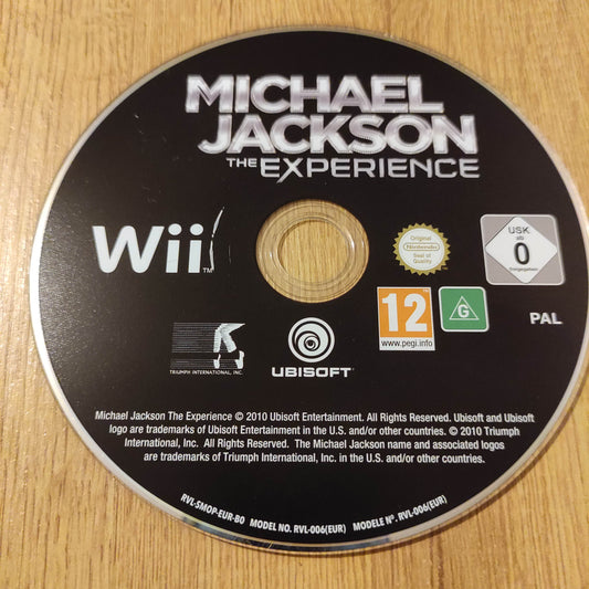 Michael Jackson The Experience Disc Only Wii