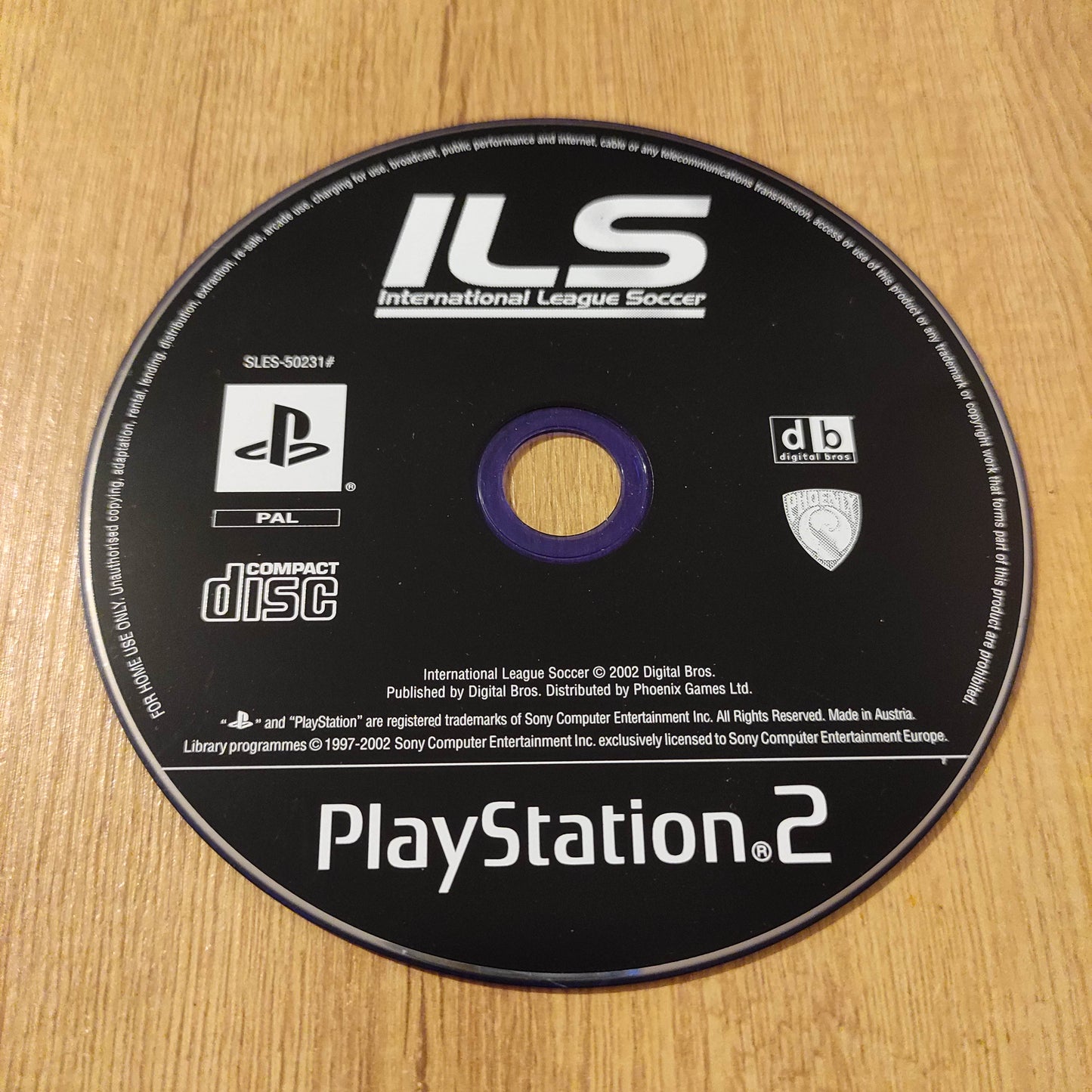 International League Soccer Disc Only PS2