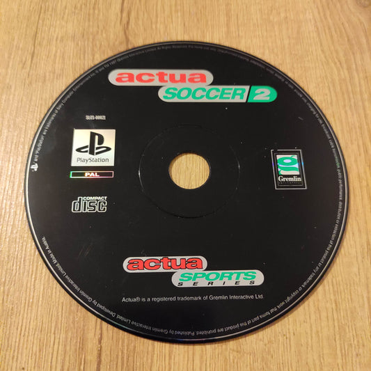 Actua Soccer 2 Disc Only PS1