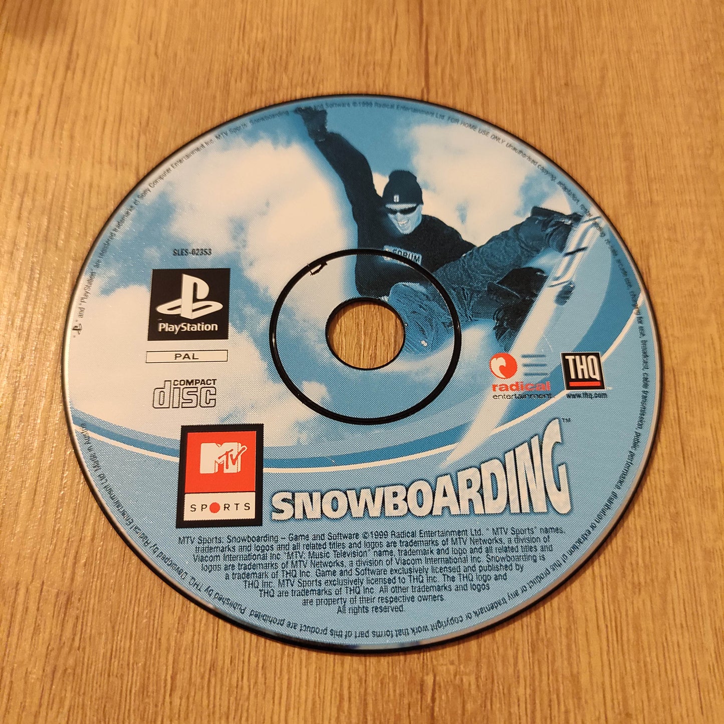 MTV Sports Snowboarding Disc Only PS1