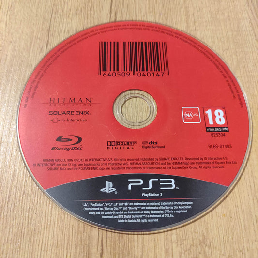 Hitman Absolution Disc Only PS3