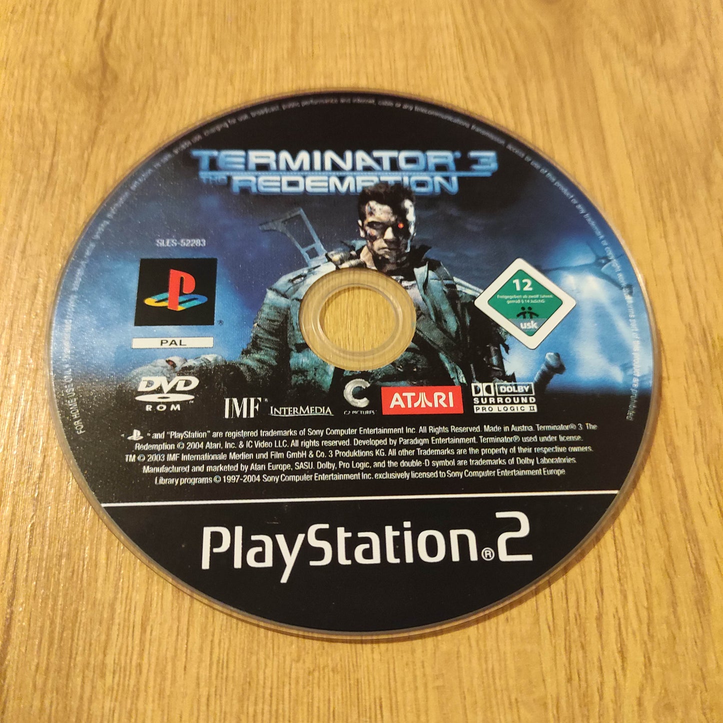 Terminator 3 redemption Disc Only PS2