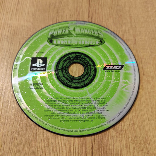 Power Rangers Time Force Disc Only PS1