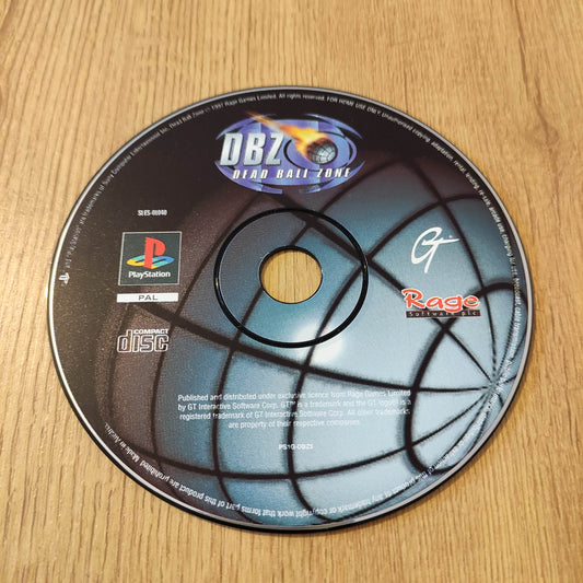 DBZ Dead Ball Zone Disc Only PS1