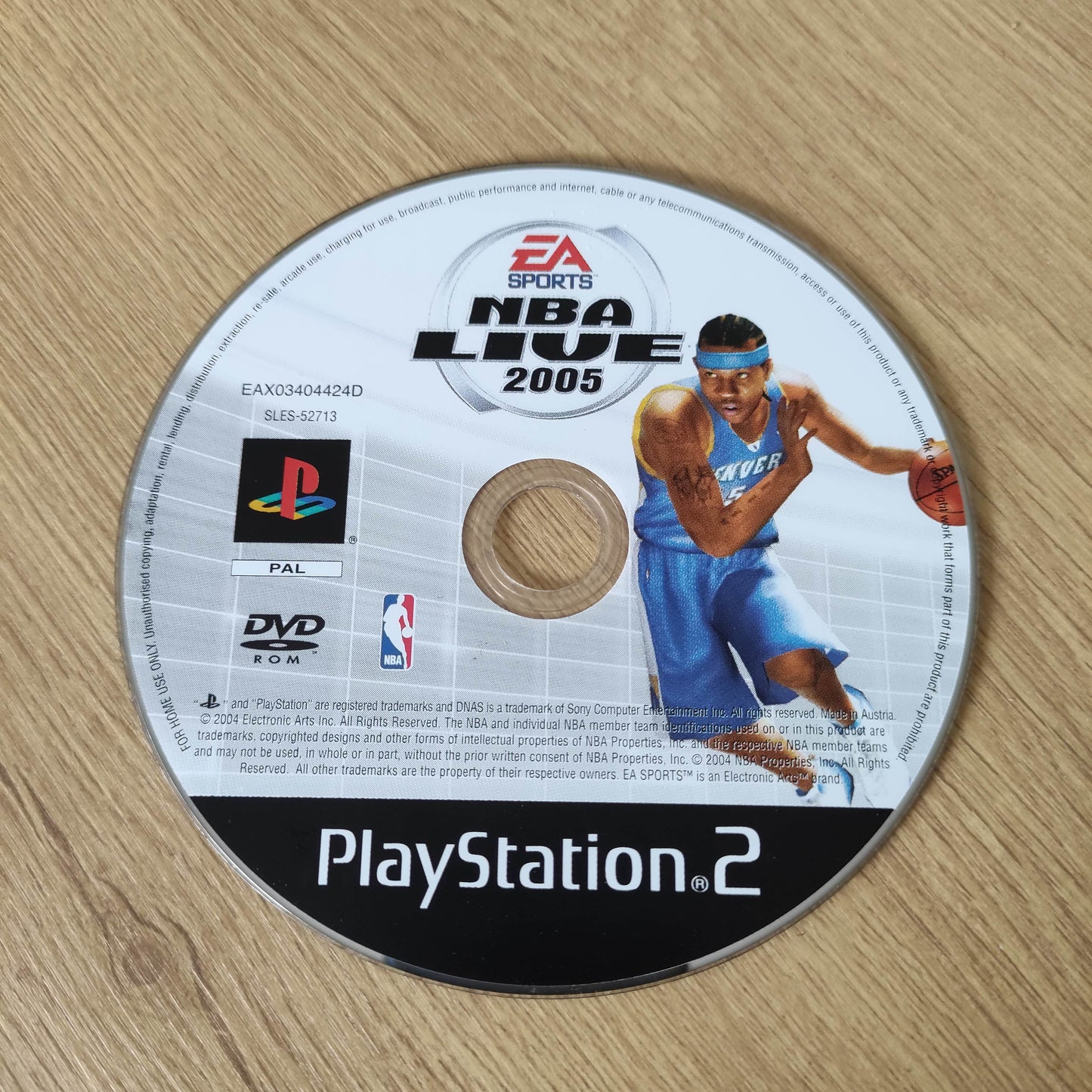 NBA Live 2005 Disc Only PS2