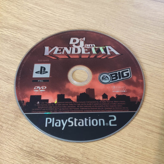 Def Jam disc only PS2