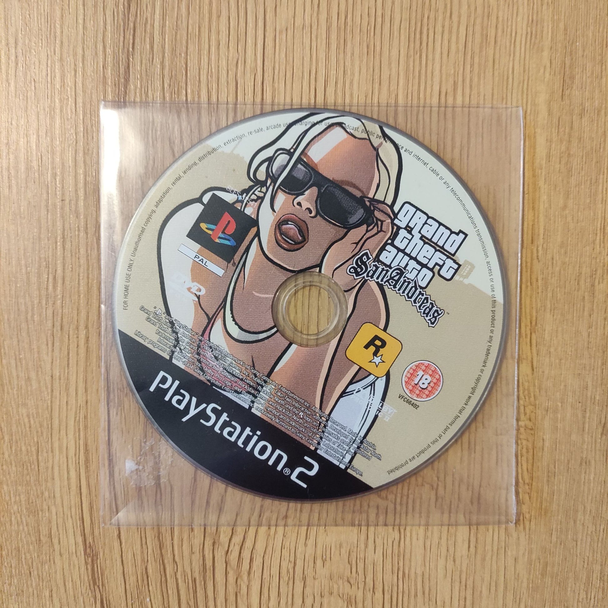 GTA San Andreas (PS2) Disc Only - 8-Bit Exchange (8BitX)