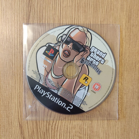GTA San Andreas (PS2) Disc Only - 8-Bit Exchange (8BitX)