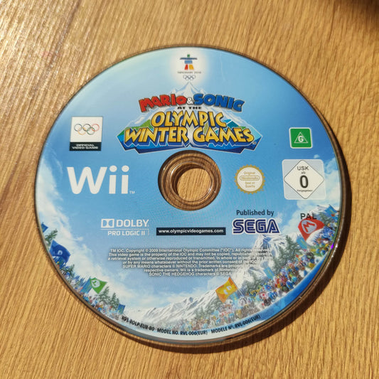 Mario & Sonic Olympic Winter Ganes Disc Only Wii