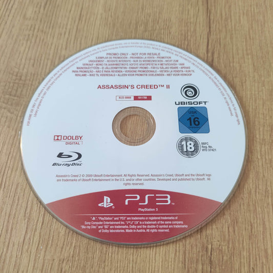 Assassins Creed 2 Disc Only PS3