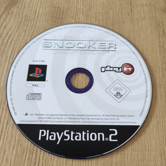 International Snooker Championship Disc Only PS2