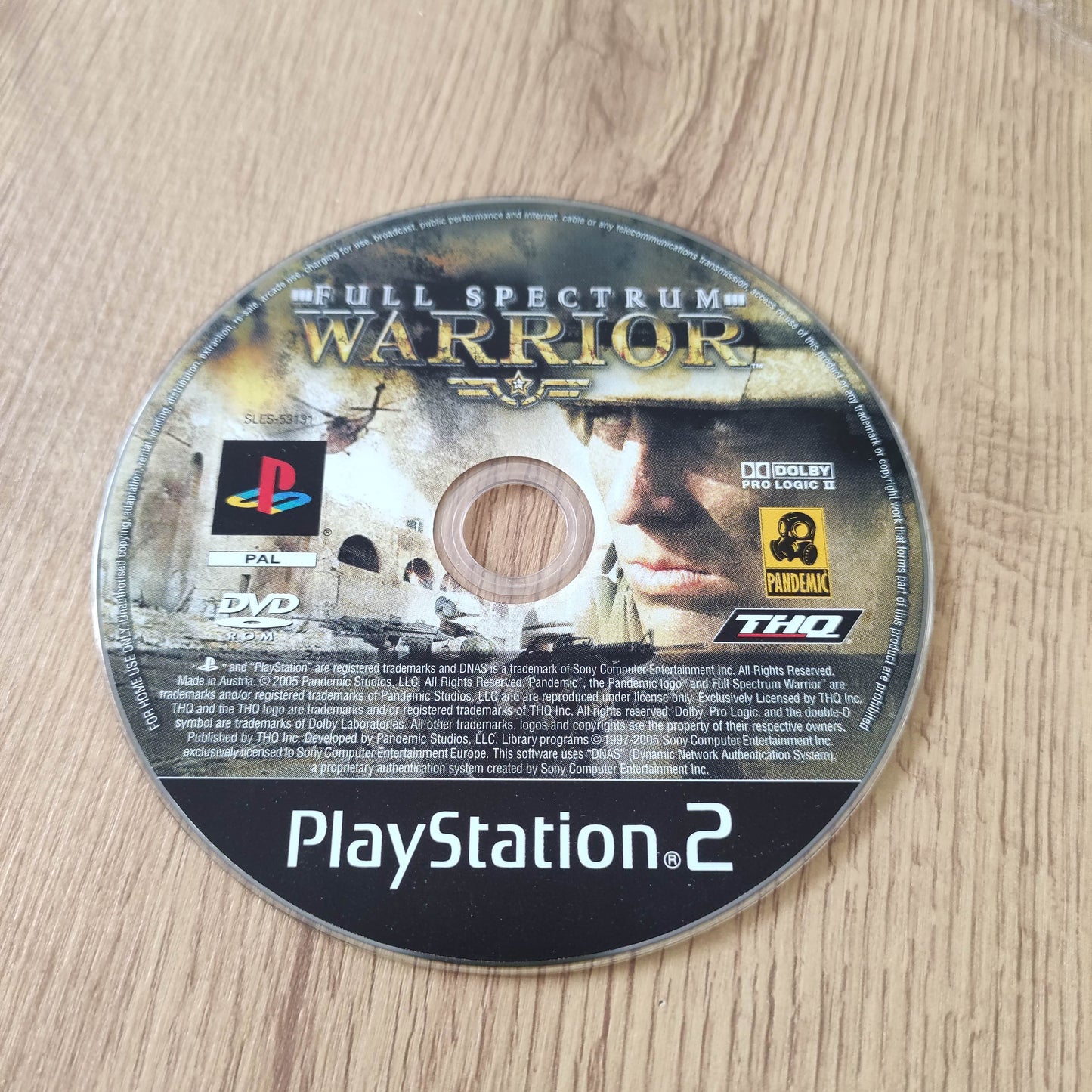 Full Spectrum Warrior Disc Only PS2