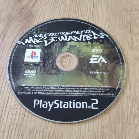 Need for Speed most wanted Disc Only PS2