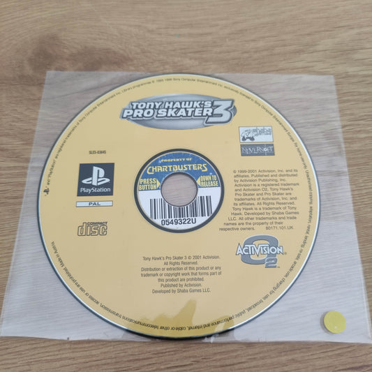 Tony Hawk, Pro Skater 3 Disc Only PS1