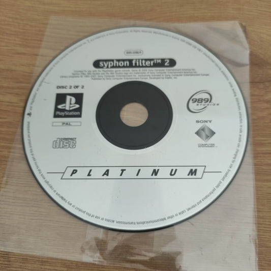 Syphon Filter 2 (Platinum) Disc Only PS1