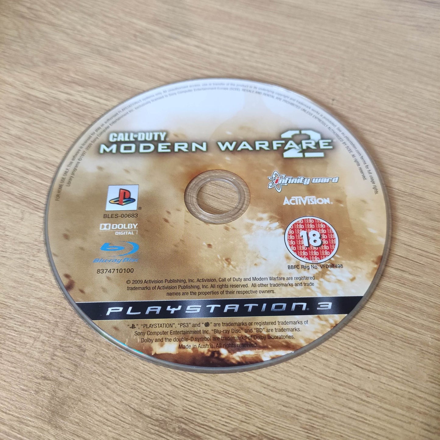 Call of Duty Modern Warfare 2 Disc Only PS3