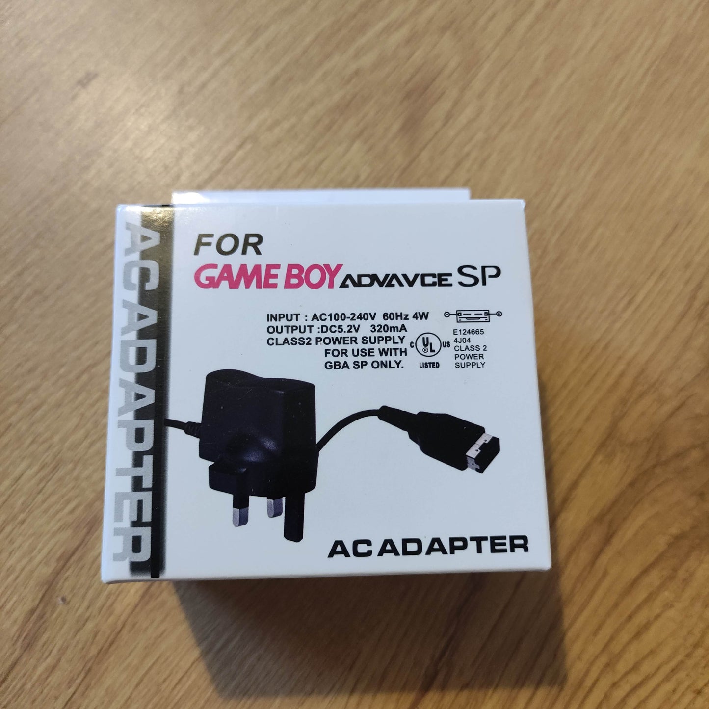 Nintendo Gameboy Advance SP Power Supply AC Adapter