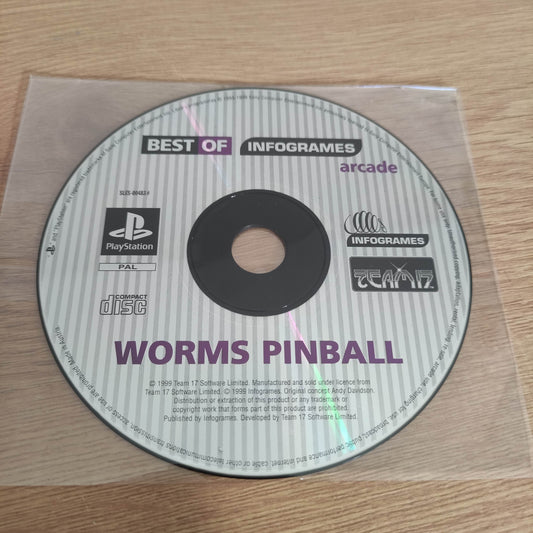 Worms Pinball Disc Only PS1